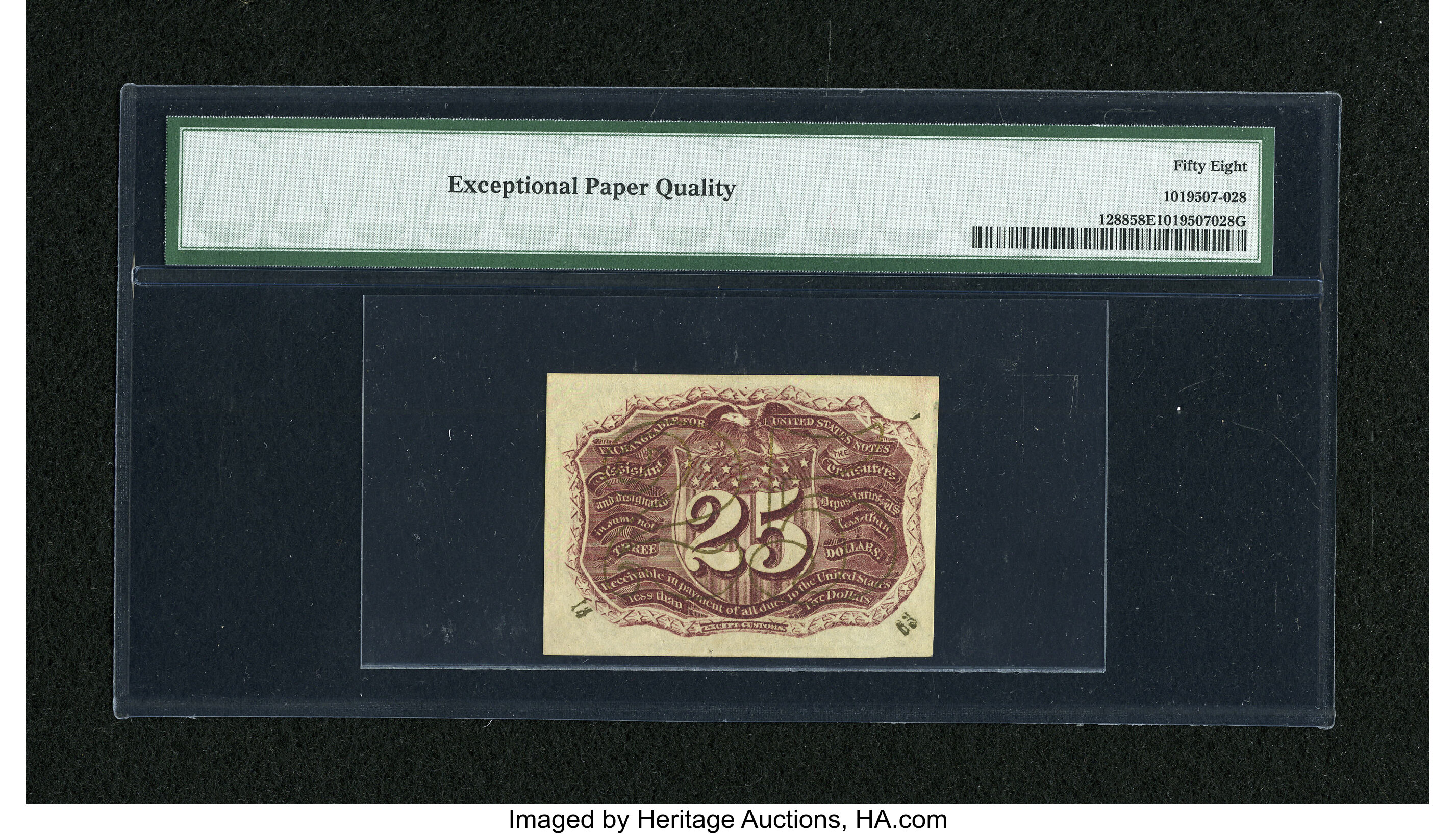 image for: Fr. 1288 25c Second Issue PMG Choice About Unc 58 EPQ....