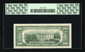 image for: Fr. 2069-G $20 1969B Federal Reserve Note. PCGS Choice About New 58PPQ....