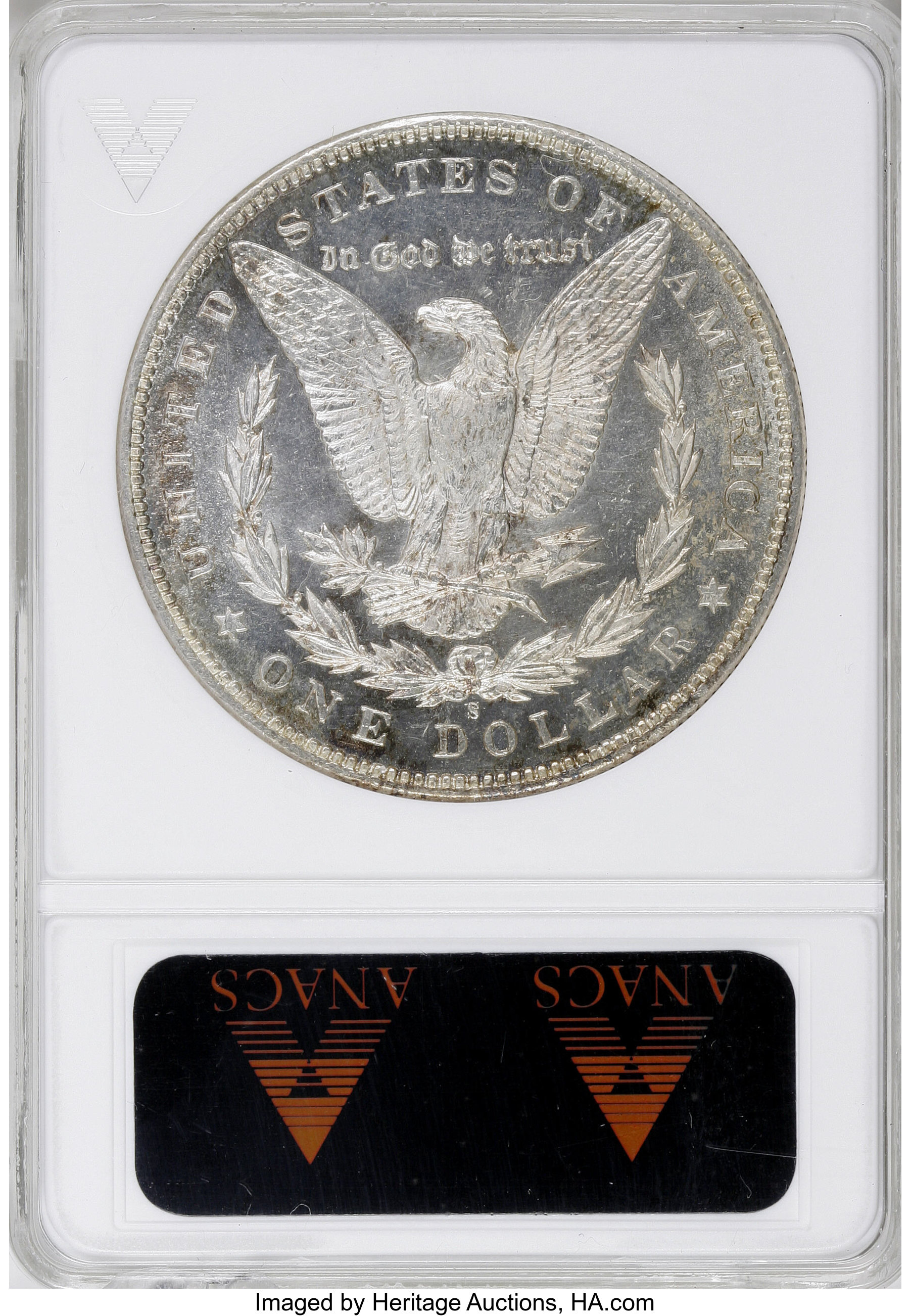 image for: 1895-S $1 MS63 Deep Mirror Prooflike ANACS....