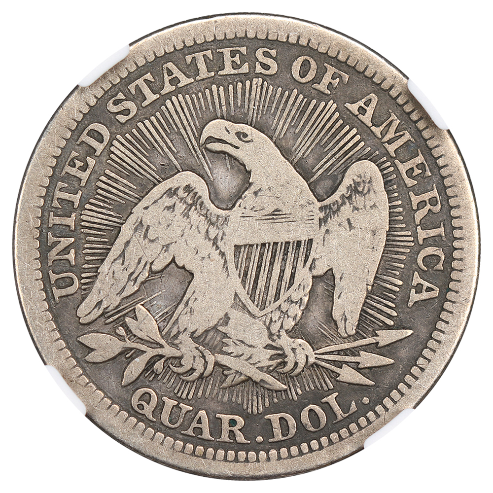 Seated Liberty Quarter 25c Arrows & Rays, 1853 [Type] G6 thumbnail 16