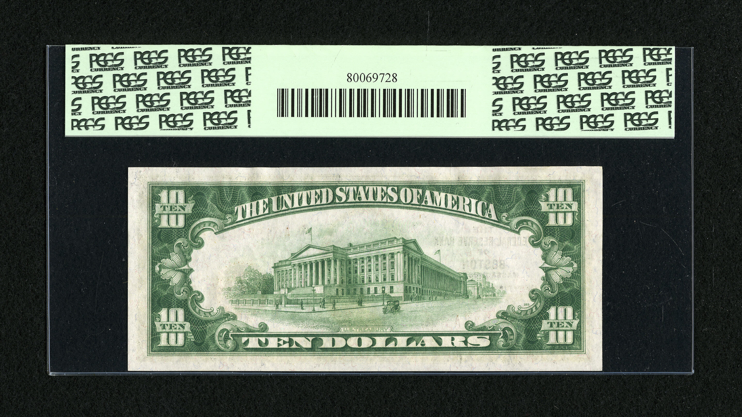 image for: Fr. 1860-A $10 1929 Federal Reserve Bank Note. PCGS Gem New 66PPQ....