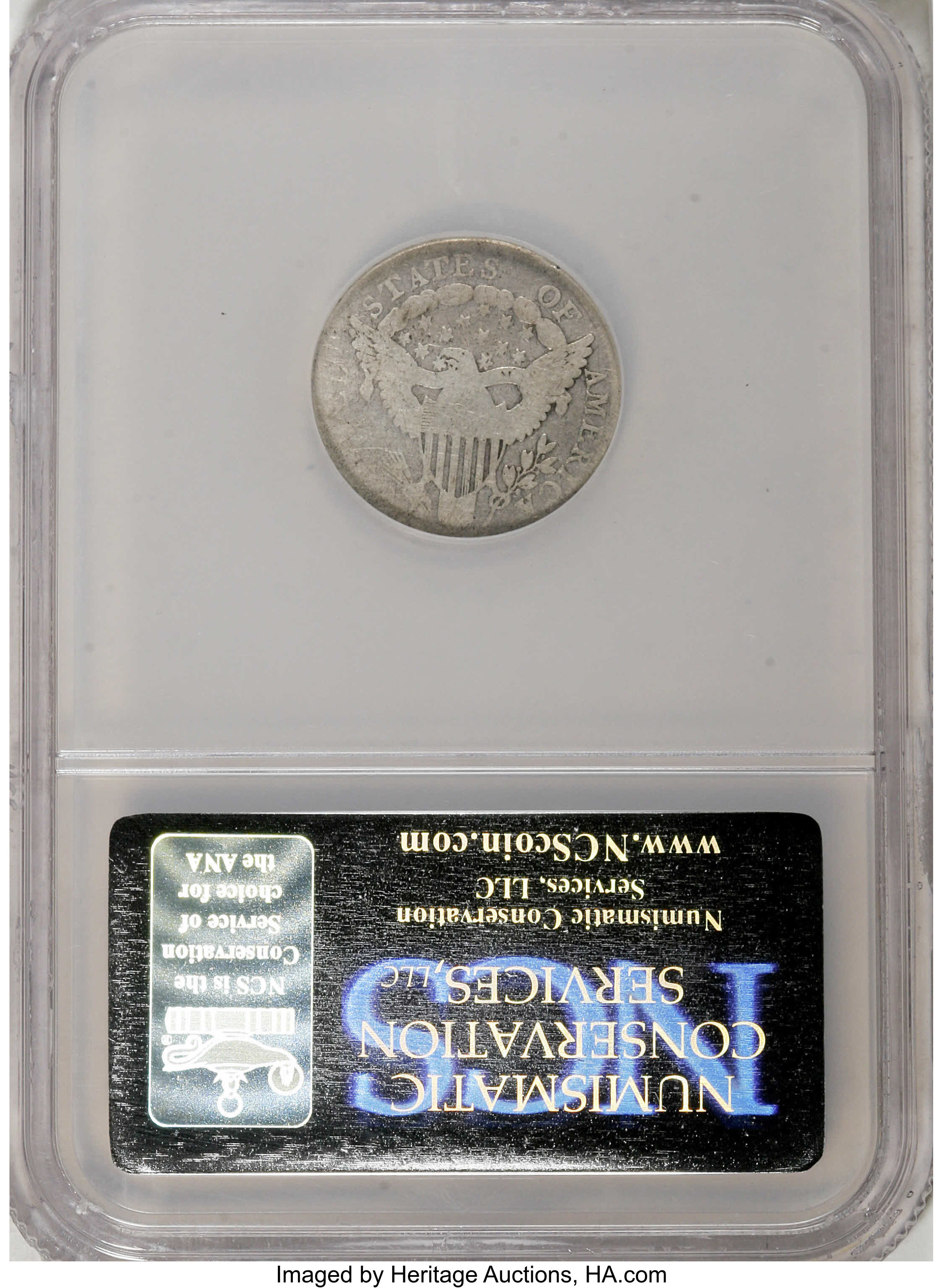 image for: 1798/97 10C 13 Stars on Reverse--Scratched--NCS. AG Details....