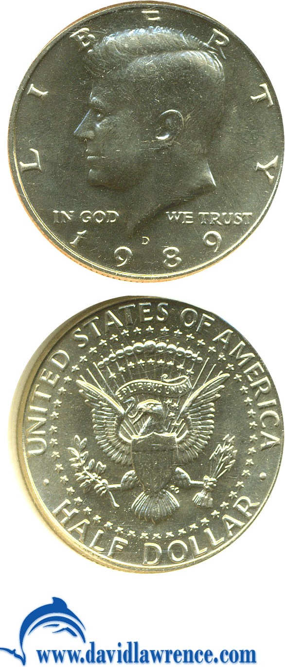 image for: 1989-D 50c  NGC MS66 