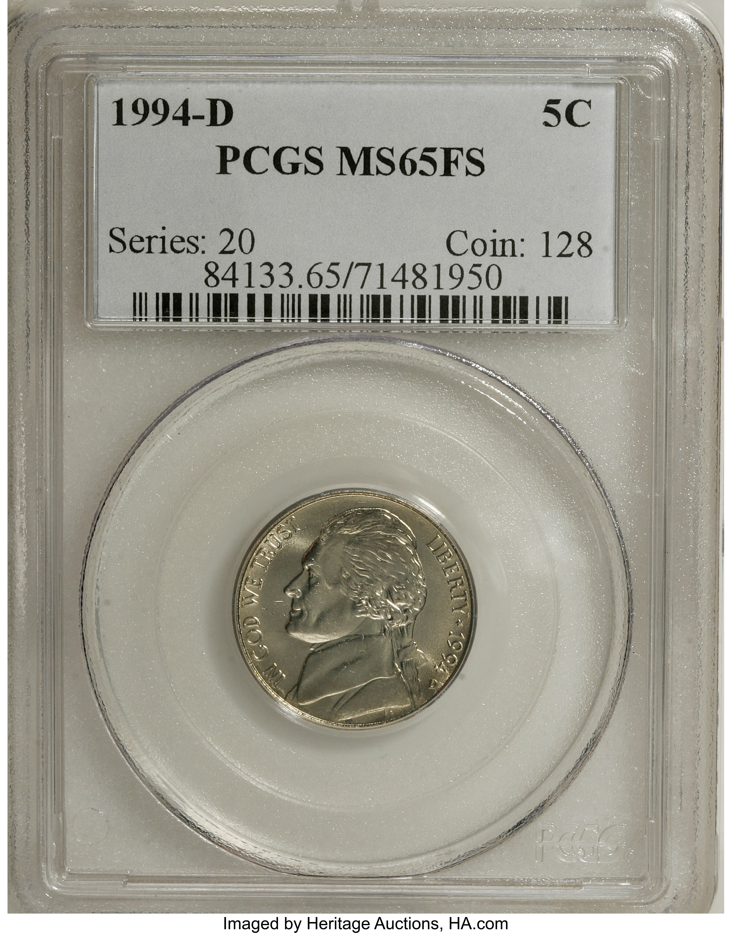 image for: (2)1994-D 5C MS65 Full Steps PCGS.... (Total: 2 Coins Item)