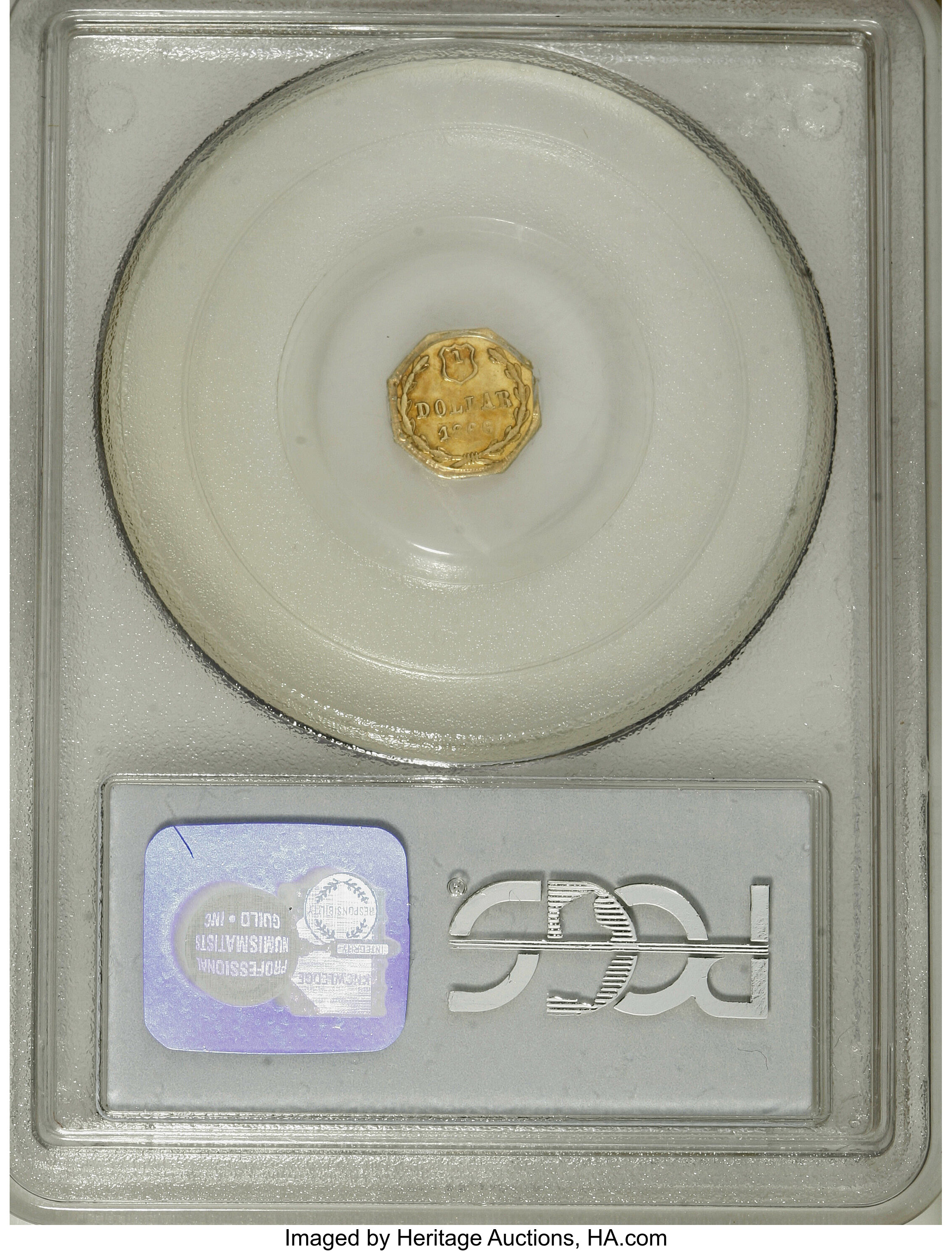 image for: 1866 25C Liberty Octagonal 25 Cents, BG-737, R.5, MS63 PCGS....