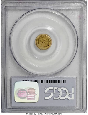 image for: 1869 50C Liberty Round 50 Cents, BG-1009, R.5, MS62 PCGS. PCGS Population (7/17). NGC Census: (0/2). (#10838)...