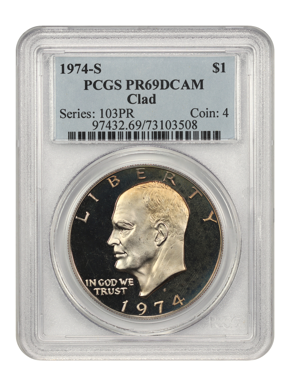 1974-S $1  Clad PR DCAM OGP thumbnail 11