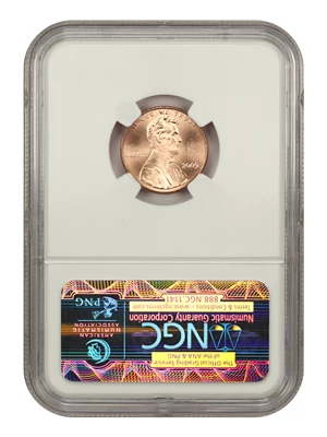 image for: 2009 Lincoln-Professional 1c NGC MS69 RD (Satin Finish)