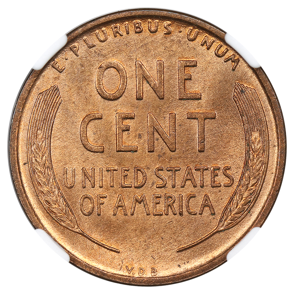 1909 VDB 1c MS RB MS62 RB CAC thumbnail 2