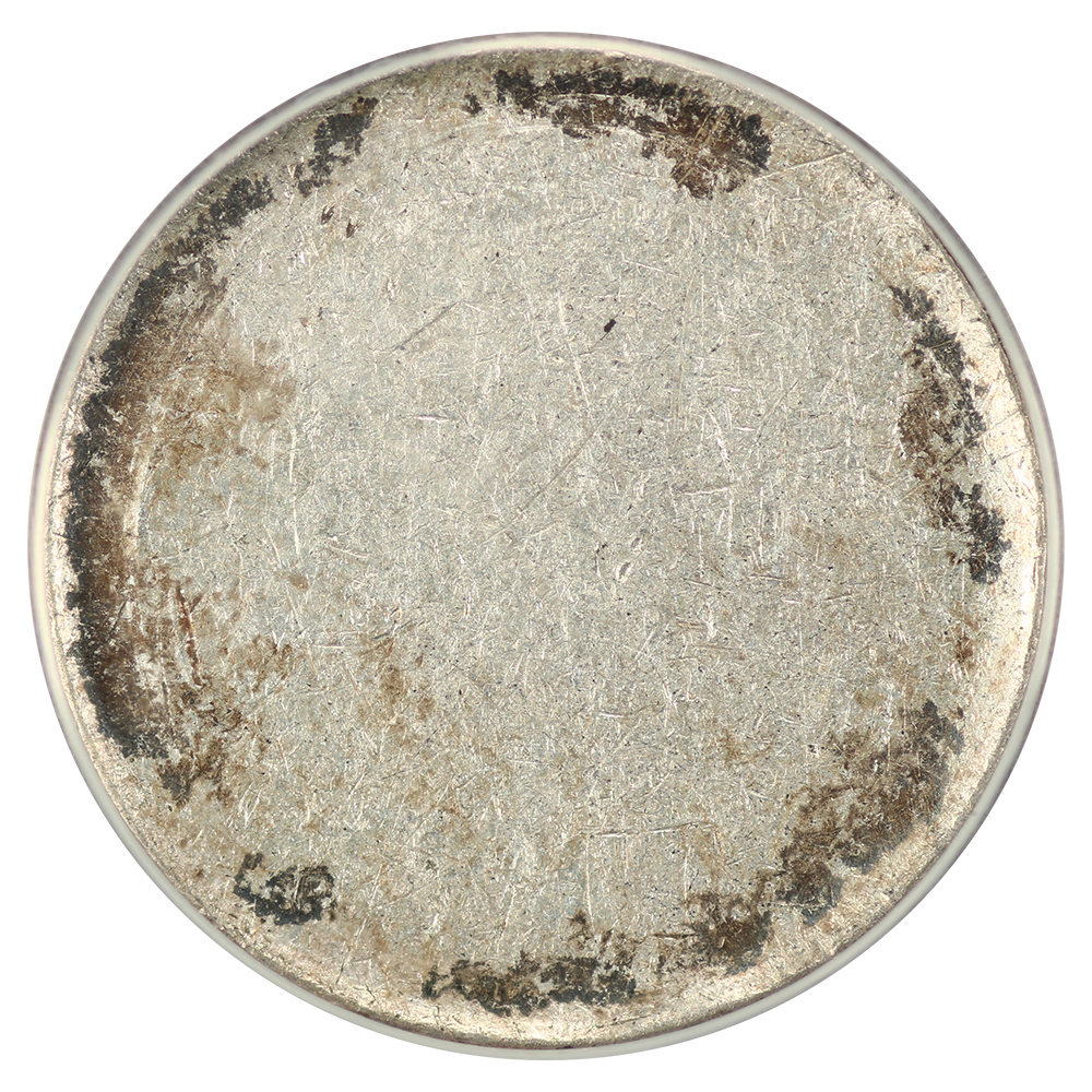 image for: No Date Silver 10c Planchet ANACS MS60 (Type 2 Blank  2.52 Grams)