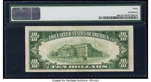 image for: Fr. 2008-I* $10 1934C Federal Reserve Note. PMG Very Fine 30....