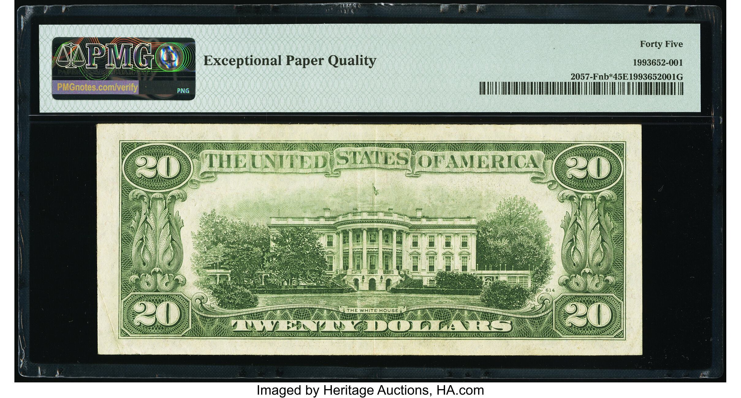 image for: Fr. 2057-F* $20 1934C New Back Federal Reserve Star Note. PMG Choice Extremely Fine 45 EPQ....