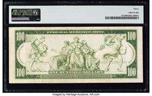 image for: Fr. 1131 $100 1914 Federal Reserve Note PMG Very Fine 30....