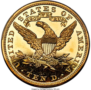 image for: 1901 $10 PR64+ Deep Cameo PCGS. CAC. JD-1, Low R.5....