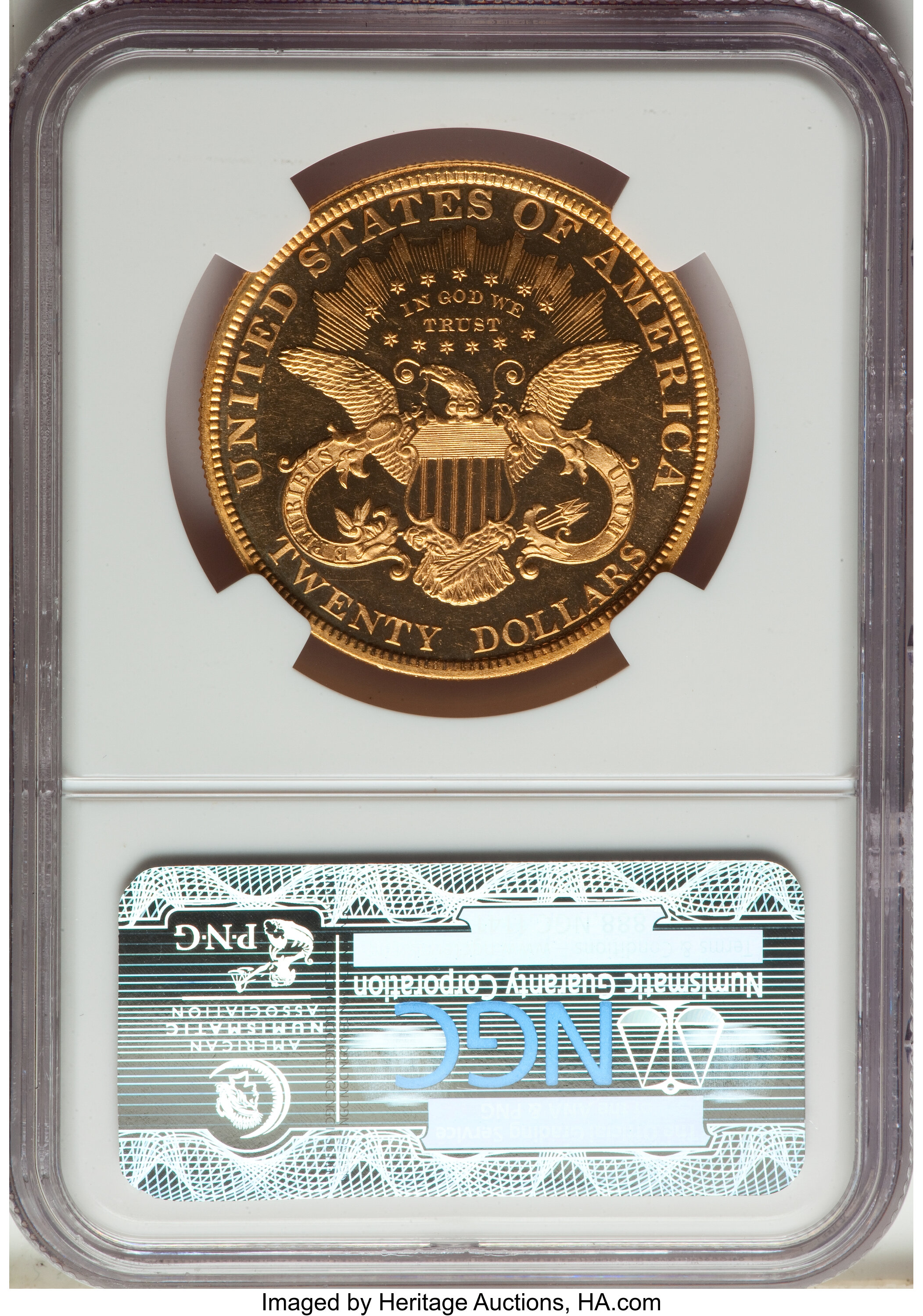 image for: 1895 $20 PR64 Cameo NGC. CAC. JD-1, R.6....