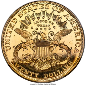 image for: 1906 $20 PR65 Cameo PCGS. CAC. JD-1, High R.4....