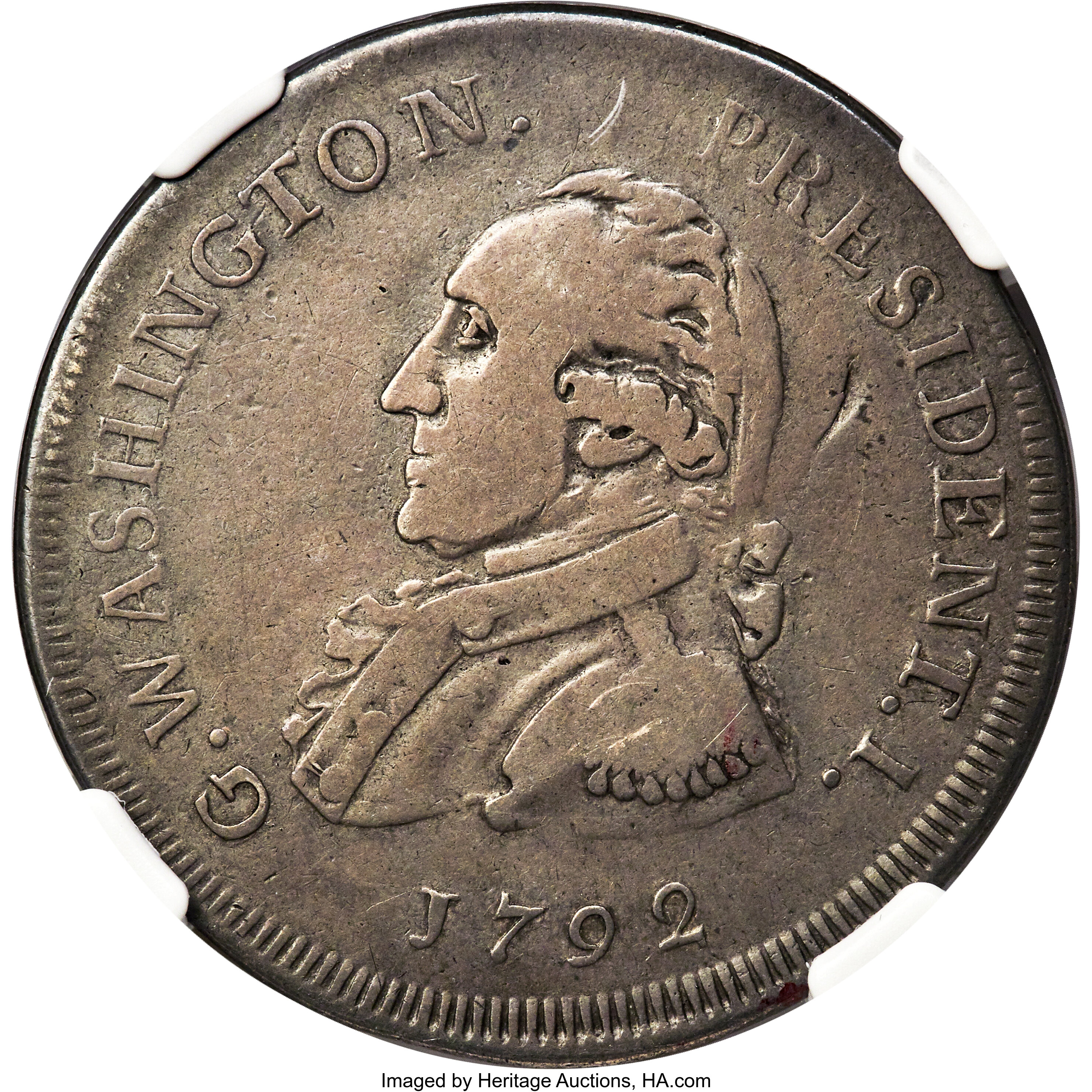 image for: 1792 50C Washington Getz Pattern Half Dollar, Small Eagle, Silver VF20 NGC. Baker-24, Breen-1348, W-10780, Musante GW-22 (B),...