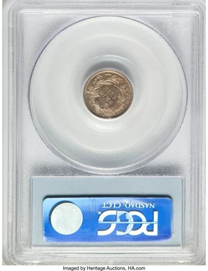 image for: 1860 H10C PR66 Cameo PCGS. CAC....