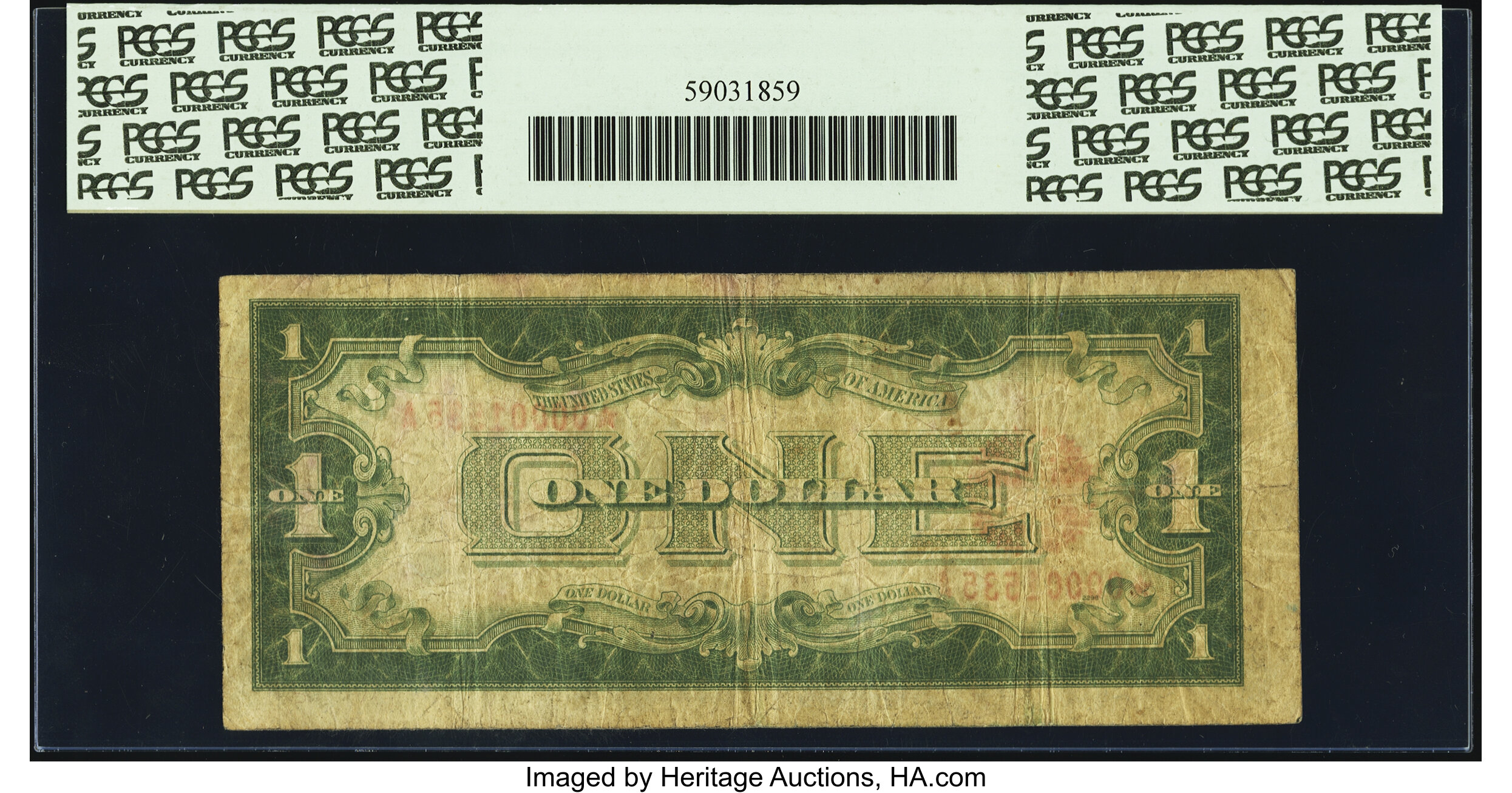 image for: Low Serial Number 1535 Fr. 1500* $1 1928 Legal Tender Star Note. PCGS Fine 12....
