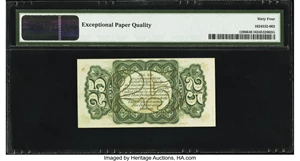 image for: Fr. 1296 25¢ Third Issue PMG Choice Uncirculated 64 EPQ....