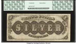 image for: Fr. 290 $10 1880 Silver Certificate PCGS Very Fine 20....