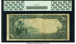 image for: Reno, NV - $20 1902 Red Seal Fr. 641 The Nixon National Bank Ch. # (P)8424 PCGS Fine 15....