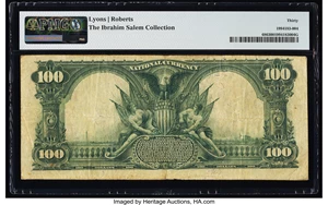 image for: Baltimore, MD - $100 1902 Red Seal Fr. 686 The National Mechanics Bank Ch. # (E)1413 PMG Very Fine 30....