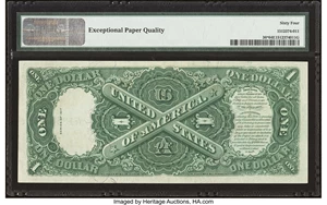image for: Fr. 36* $1 1917 Legal Tender Star PMG Choice Uncirculated 64 EPQ....
