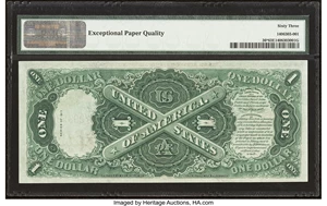 image for: Fr. 36* $1 1917 Legal Tender PMG Choice Uncirculated 63 EPQ....
