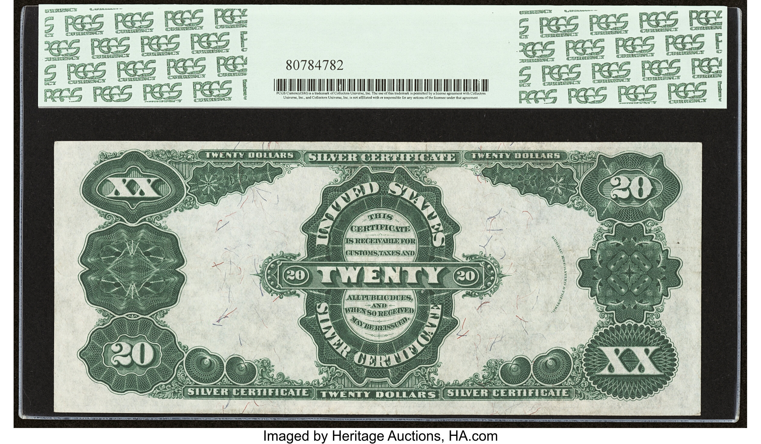 image for: Fr. 322 $20 1891 Silver Certificate PCGS Extremely Fine 40....