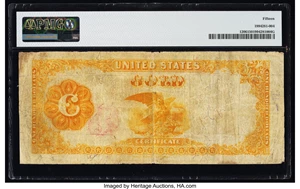 image for: Fr. 1206 $100 1882 Gold Certificate PMG Choice Fine 15....