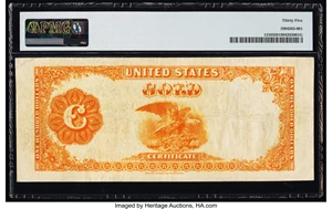 image for: Fr. 1210 $100 1882 Gold Certificate PMG Choice Very Fine 35....