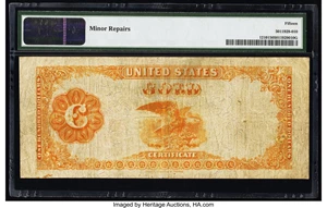 image for: Fr. 1210 $100 1882 Gold Certificate PMG Choice Fine 15....