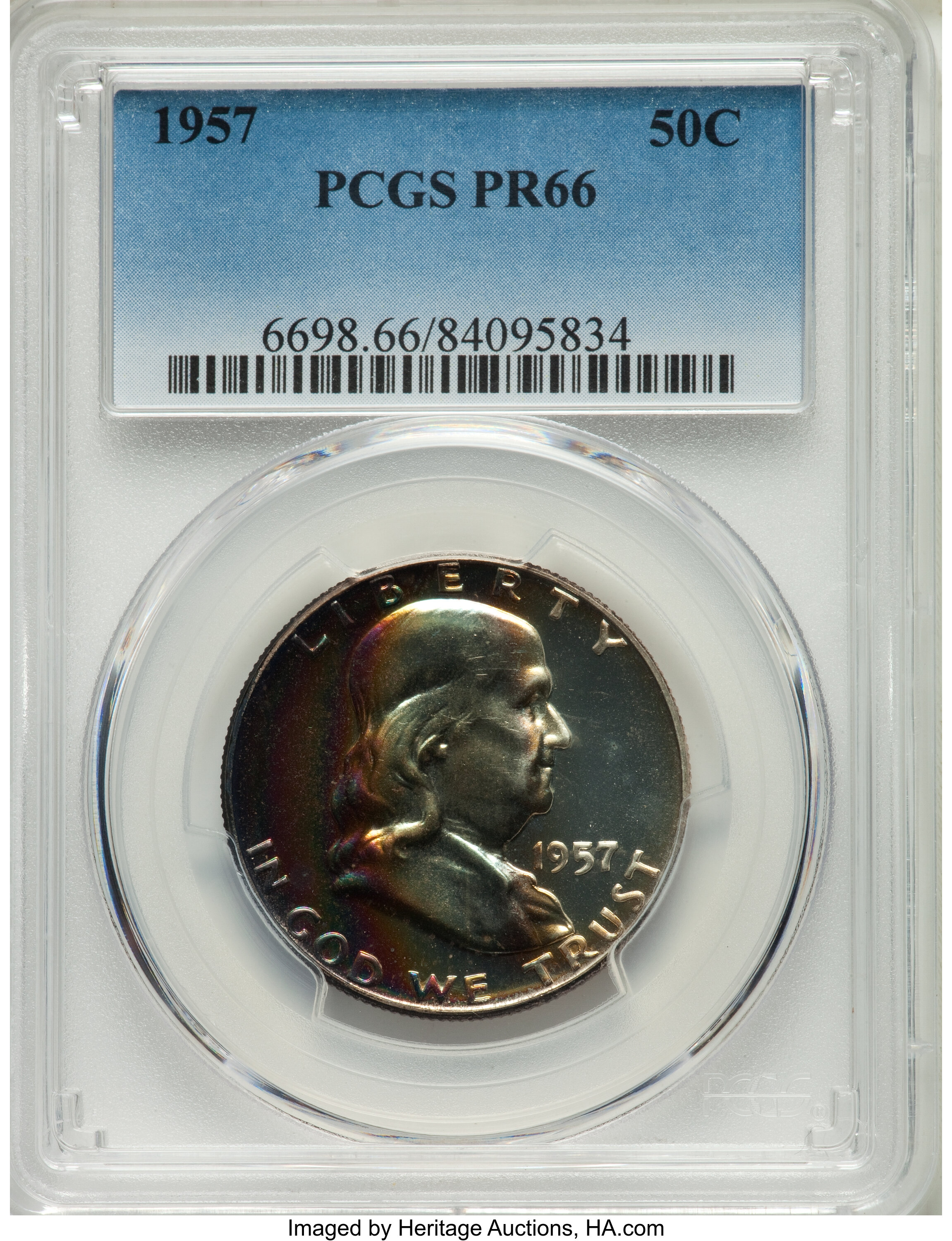 1957 50c PR66 thumbnail 8
