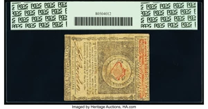 image for: New Jersey June 9, 1780 $8 PCGS Very Fine 35....