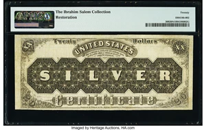 image for: Fr. 309 $20 1880 Silver Certificate PMG Very Fine 20 Net....