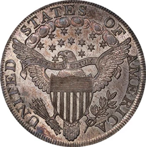 image for: $1 1802/1 NARROW DATE. PCGS MS62