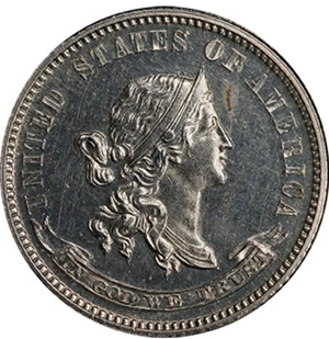 image for: 10C 1870 J-843. PCGS PR62