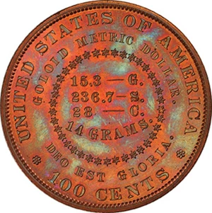 image for: $1 1880 J-1652. PCGS PR66 RB CAC