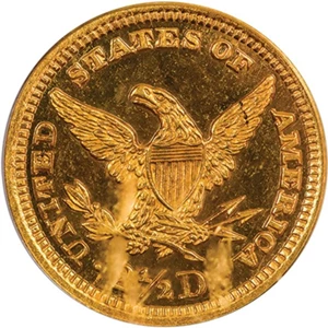 image for: $2.50 1897 PCGS PR63 CAM CAC