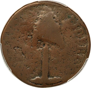 image for: 1776 COPPER New Hampshire Pine Tree Copper, Breen-708, Whitman-8395, High R.7, Good 6 PCGS. CAC....
