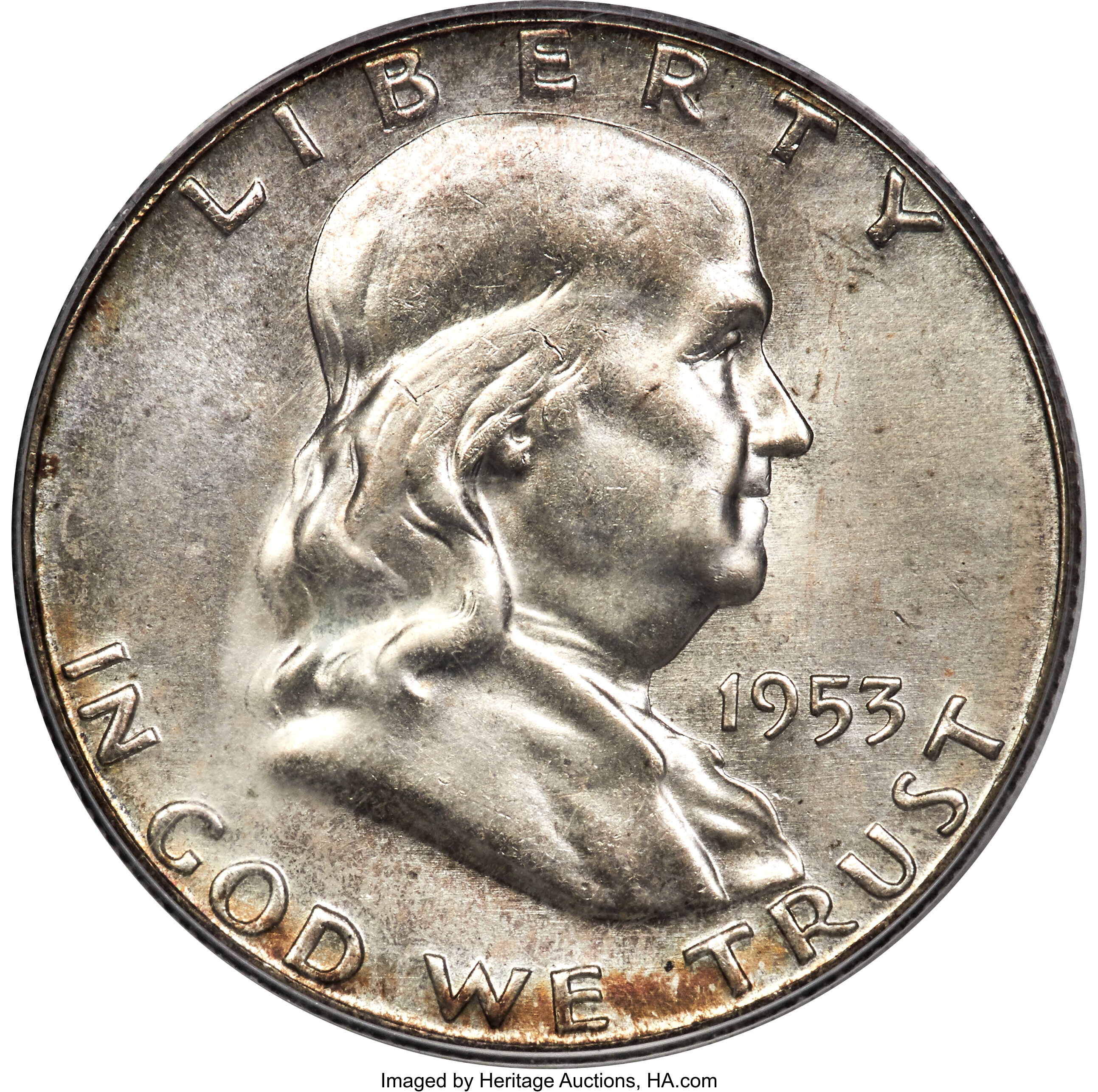 image for: 1953-S 50C MS65 Full Bell Lines PCGS....