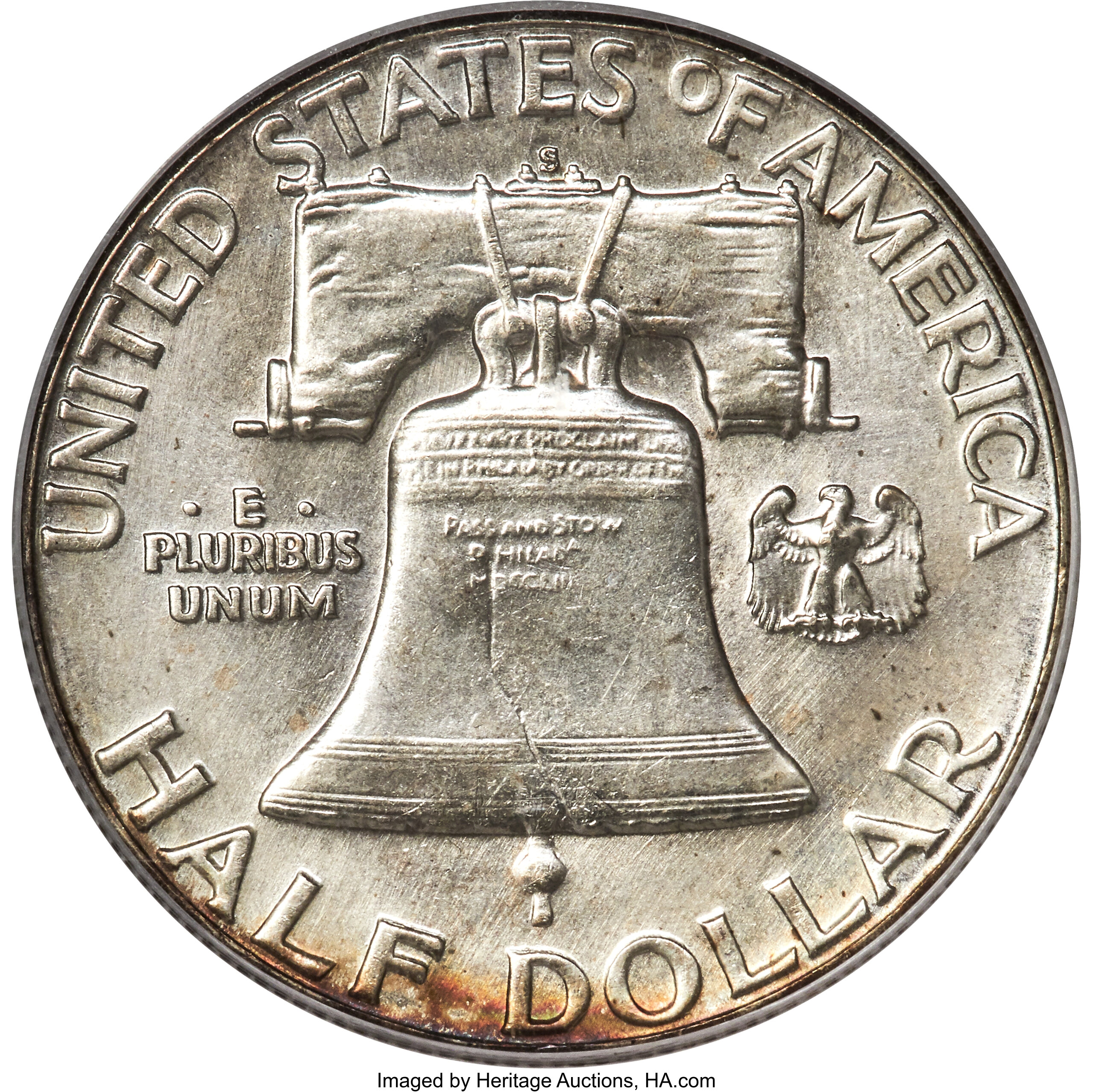 image for: 1953-S 50C MS65 Full Bell Lines PCGS....