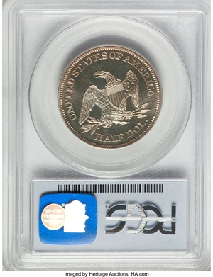 image for: 1860 50C PR67 Cameo PCGS....