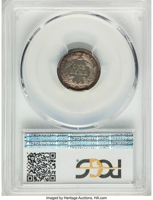 image for: 1861 10C PR66+ Cameo PCGS. CAC. F-101, R.4....