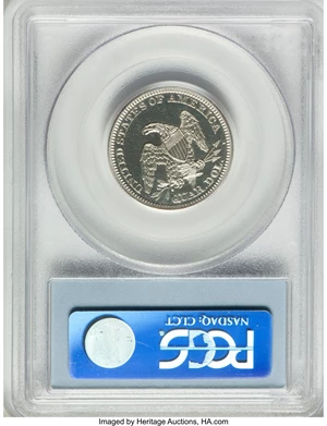 image for: 1861 25C PR66 Cameo PCGS. CAC....