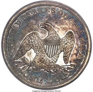 image for: 1862 $1 PR64 Cameo PCGS....