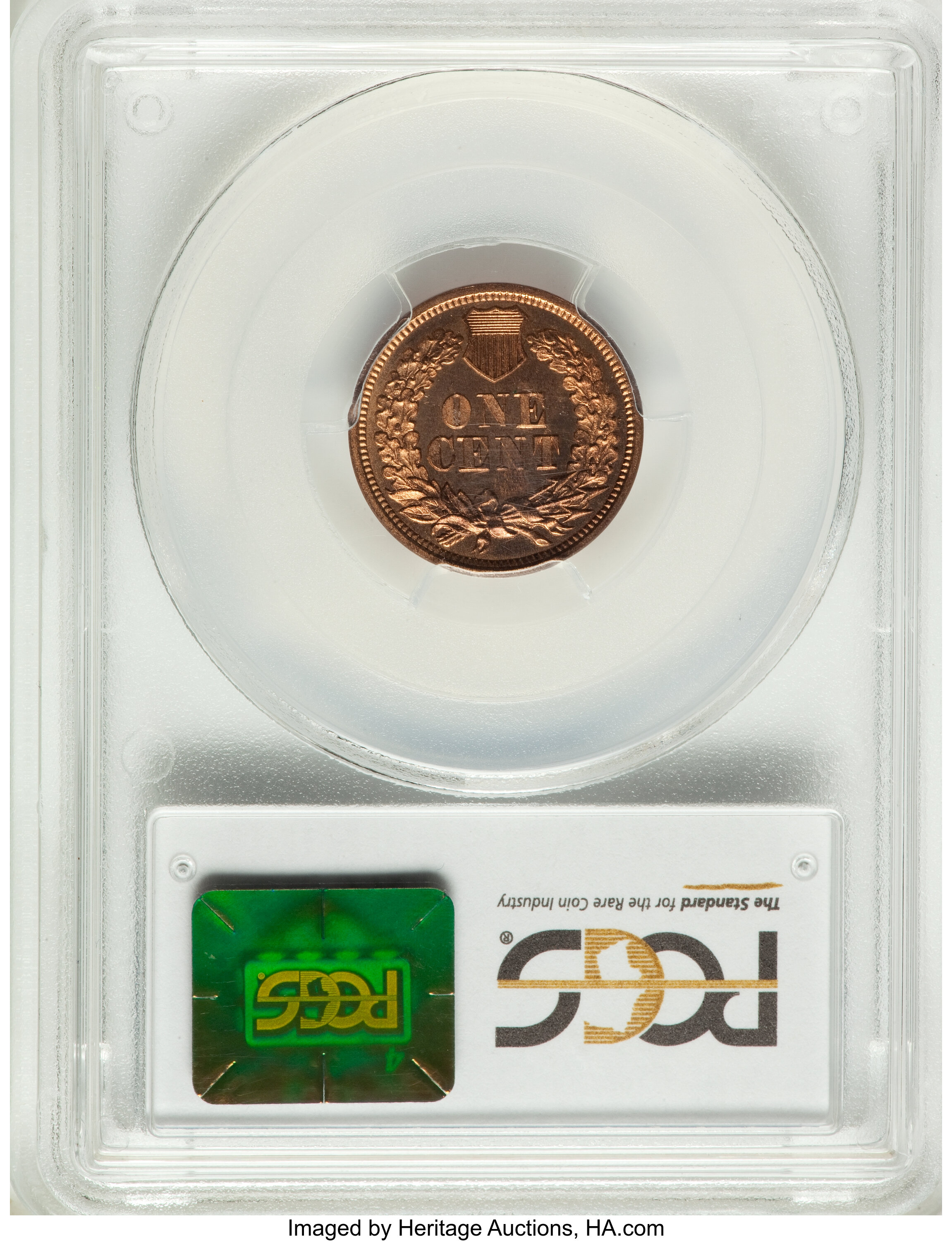 image for: 1865 1C PR65 Red Cameo PCGS....