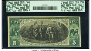 image for: Lexington, KY - $5 1875 Fr. 404 The National Exchange Bank Ch. # 2393 PCGS Very Fine 30PPQ....