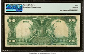 image for: Boston, MA - $100 1902 Date Back Fr. 689 The Merchants National Bank Ch. # (N)475 PMG Very Fine 20....
